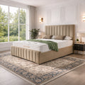 Panel Upholstered Bed