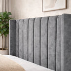Panama Wingback Ottoman Divan Bed